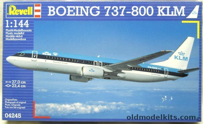 Revell 1/144 Boeing 737-800 KLM - (737 800), 04245 plastic model kit